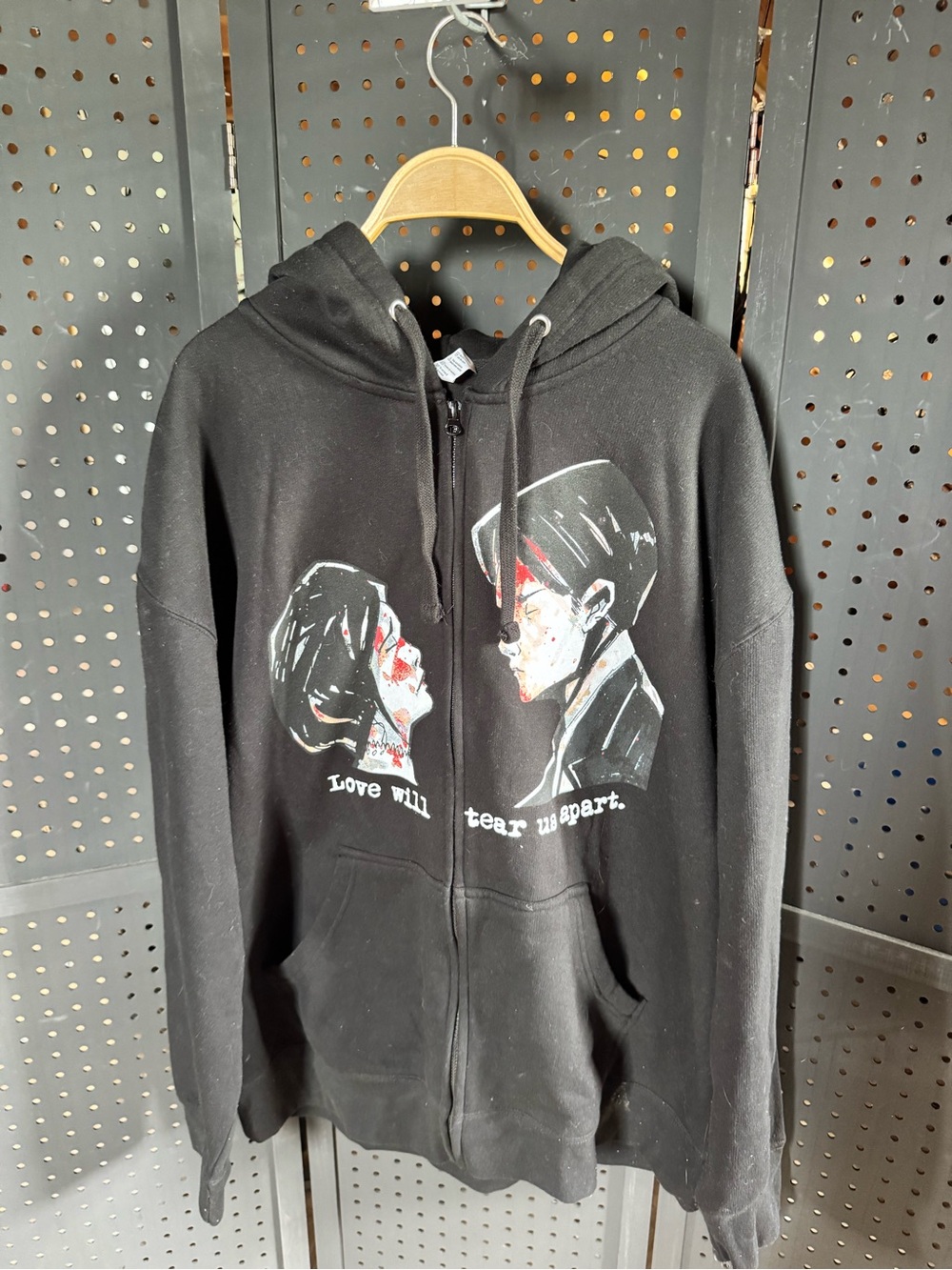 MCR 🖤 Zip-Up Hoodie with three cheers Illustration